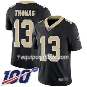 Camiseta Hombre NFL New Orleans Saints Michael Thomas 13 Nike Negro 100th